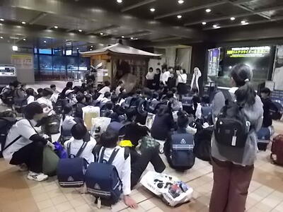 表情がとてもよかった解散式（一関駅）